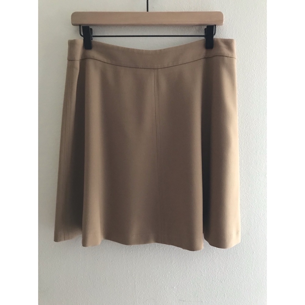 Ann Taylor LOFT Tan Fall Skirt Size 10